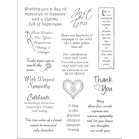 C03 Sentiments - Clear Stamp Sheet