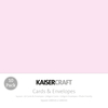 Baby Pink Card & Envelope Pack - Square