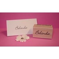 Personalised Stamp - Name Small Wood