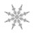 X33G Snowflake 4 - Wood Mounted Stamp