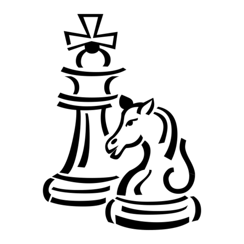 R45B Chess - Wood Mounted Stamp