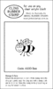 CA33D Bee - Cling Stamp