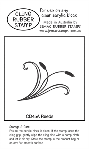 CD45A Reeds - Cling Stamp