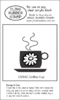 CM55C Coffee Cup - Cling Stamp