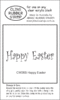 CW26B Happy Easter 1 - Cling Stamp