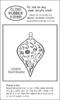CX46G Swirl Bauble - Cling Stamp