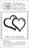 CC56C Love Hearts Large - Cling Stamp