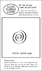 CD33J Spiral Large - Cling Stamp