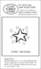 CD44C Star Cluster - Cling Stamp