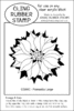CG88C Poinsettia Large - Cling Stamp