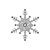 CX33i Snowflake 6 - Cling Stamp