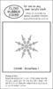 CX44E Snowflake 7 - Cling Stamp
