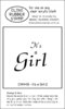 CW44B It's a Girl 2 - Cling Stamp