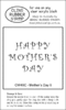 CW46C Mother's Day 6 - Cling Stamp