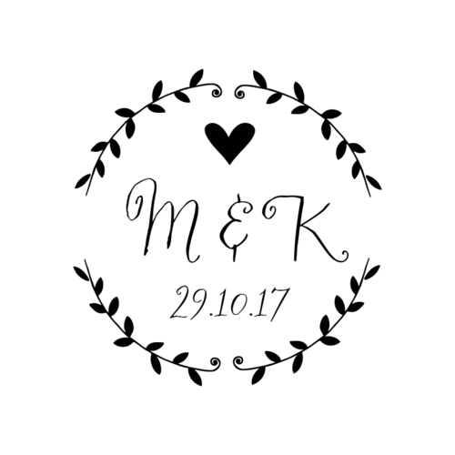 Custom Wedding Stamp WL406