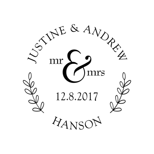 Custom Wedding Stamp WL407