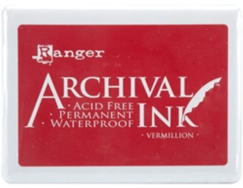 Archival Inkpad Vermillion Red - Jumbo Size