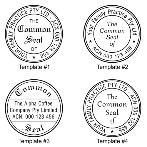 Common Seal Conventional Stamp