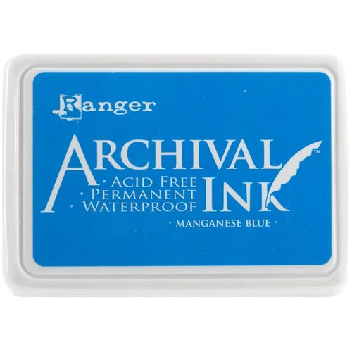 Archival Inkpad Manganese Blue - Standard Size